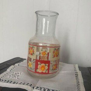 Vintage KIG Indonesia glass carafe